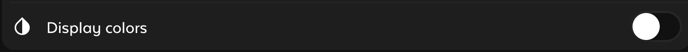 Display colors