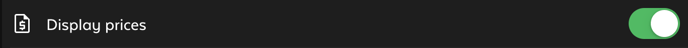 Display prices